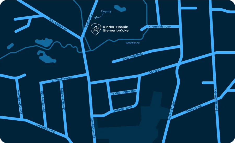 Anfahrtsskizze Sternenbrücke